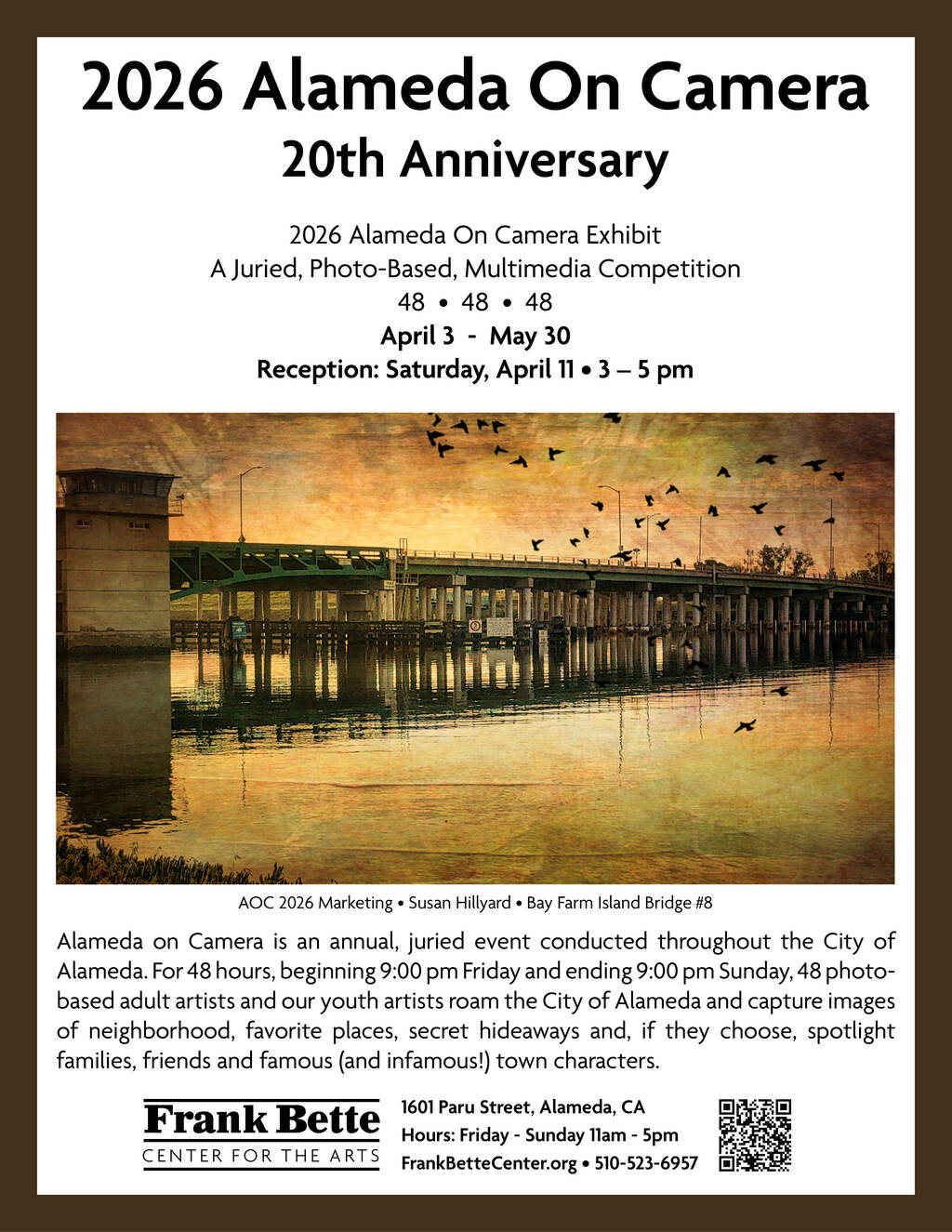 2026 Alameda On Camera 20th Anniversary