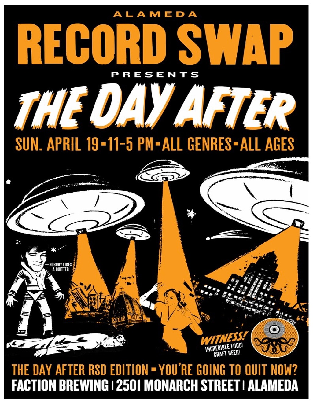THE DAY AFTER Record Swap at FACTION BREWING
