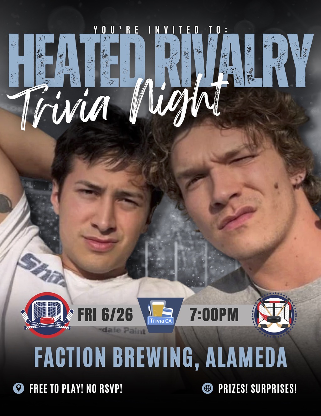 HEATED RIVALRY Trivia Night
