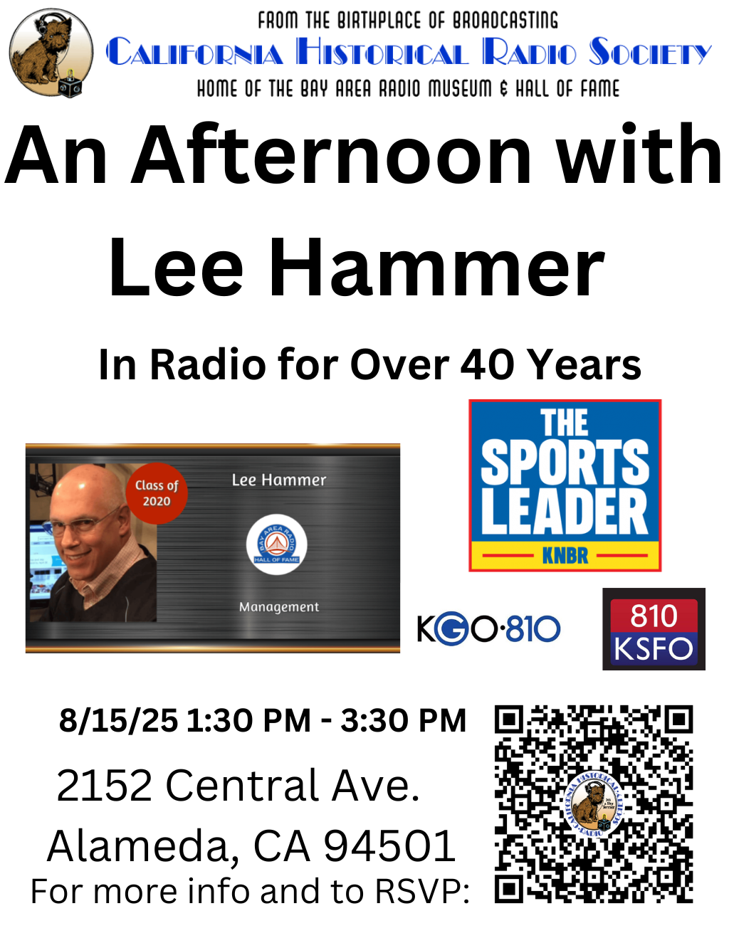 An Afternoon with Lee Hammer