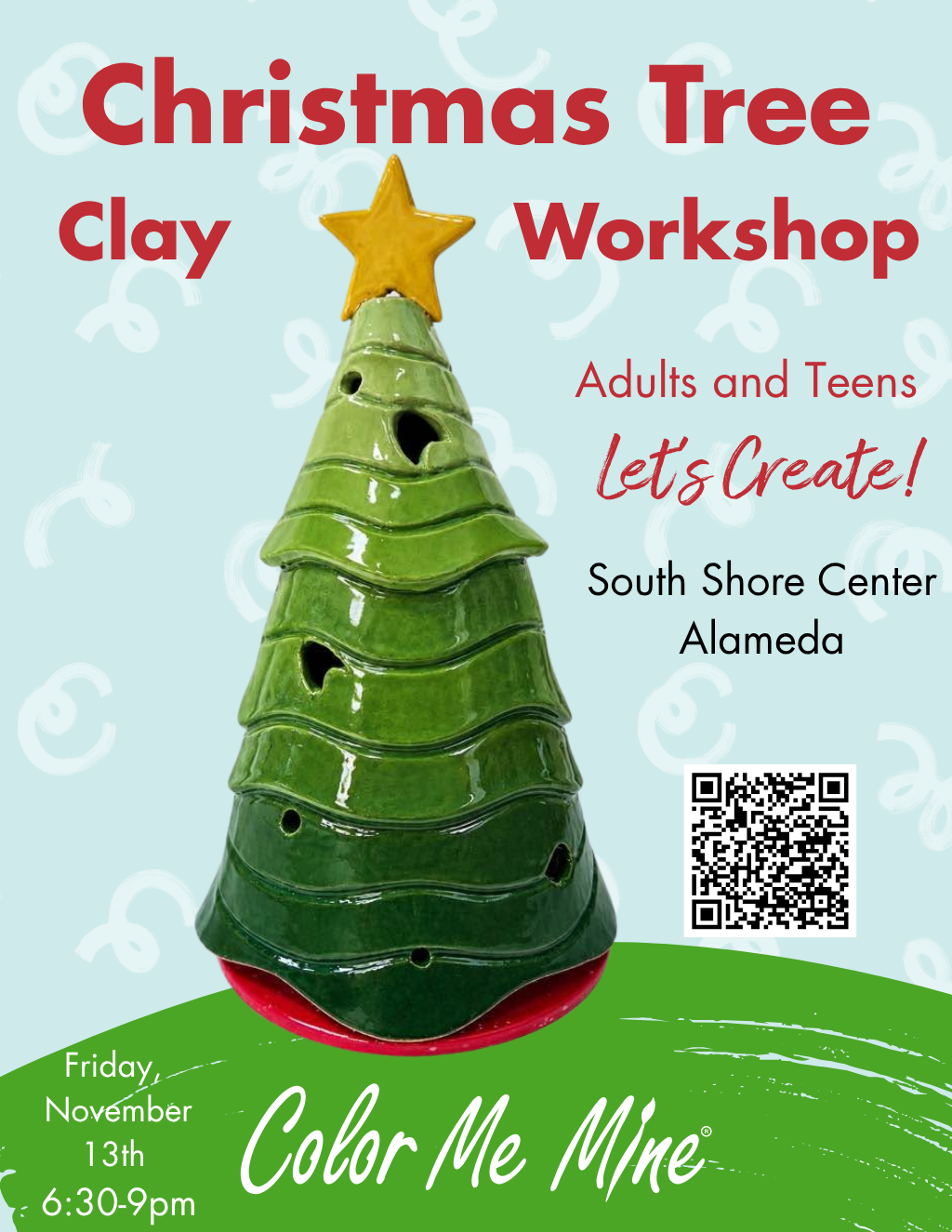 Christmas Tree Clay Workshop