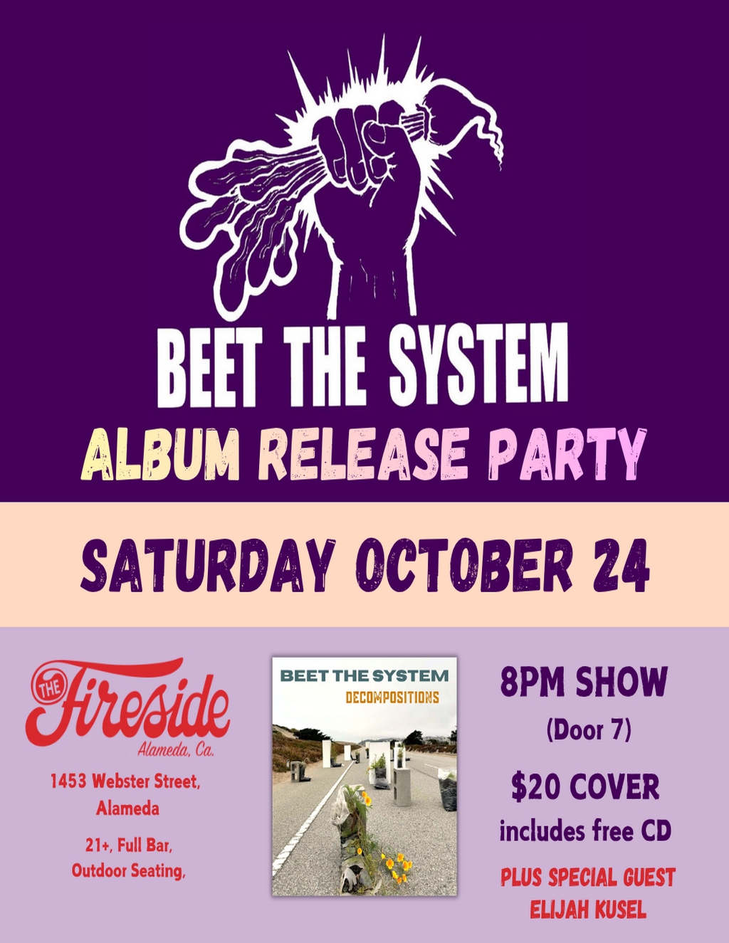 BEET THE SYSTEM ALBUM RELEASE PARTY