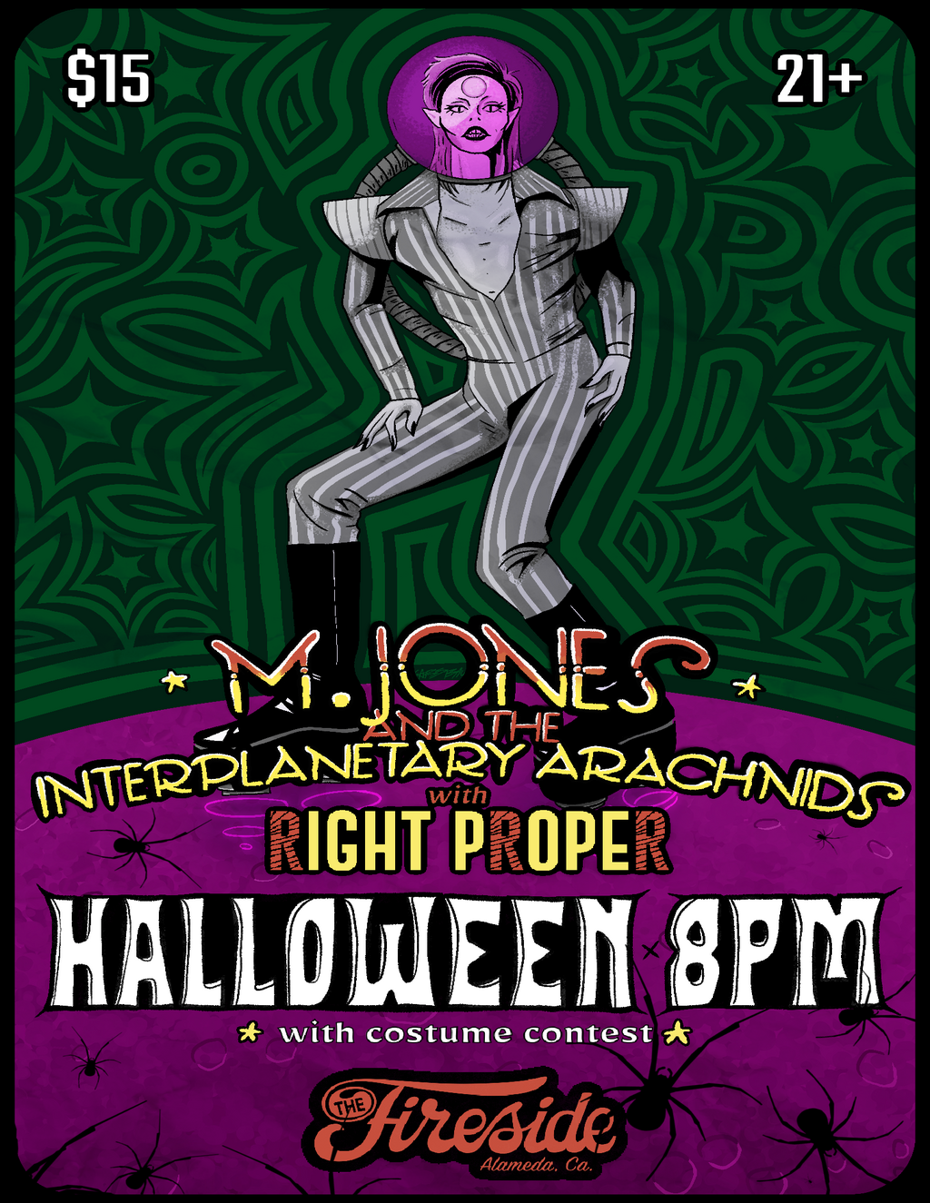 M. JONES and the INTERPLANETARY ARACHNIDS