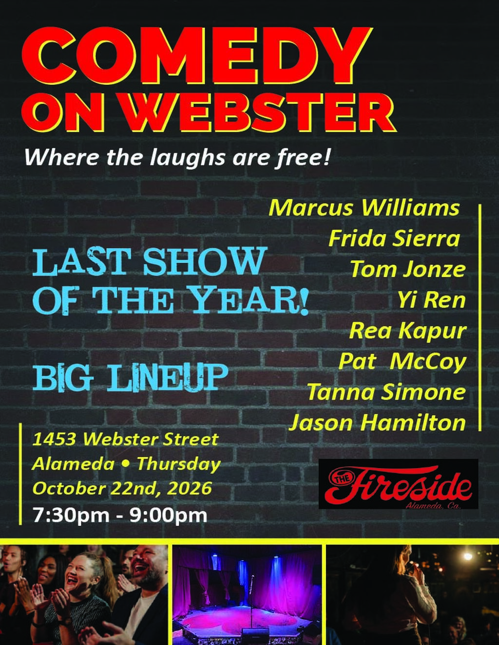 COMEDY ON WEBSTER