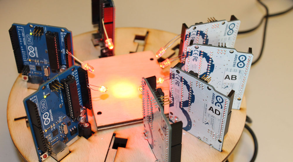 Visible Light Communication Testbed