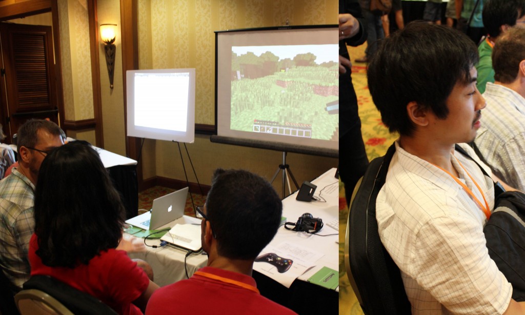 Demonstration of FeelCraft in UIST 2014 Hawaii.