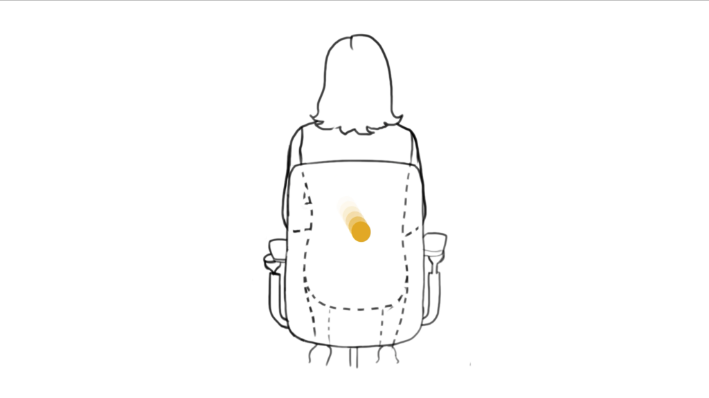Haptic animation feedback is played back on a single user.