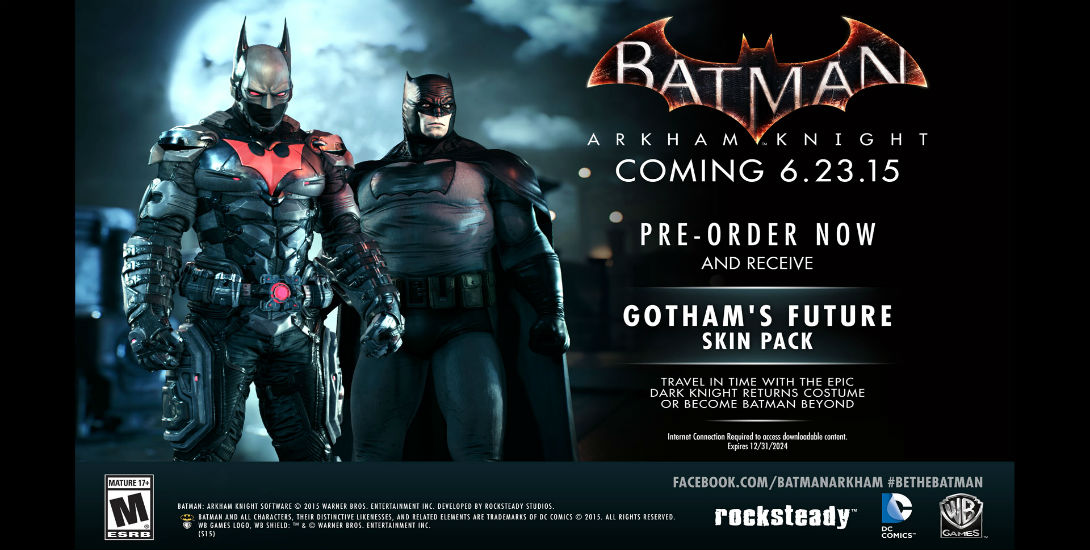 New Batman Skins in Arkham Knight