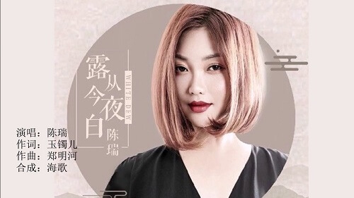 Lu Cong Jin Ye Bai 露从今夜白 Dew Is White From The Night Lyrics 歌詞 With Pinyin
