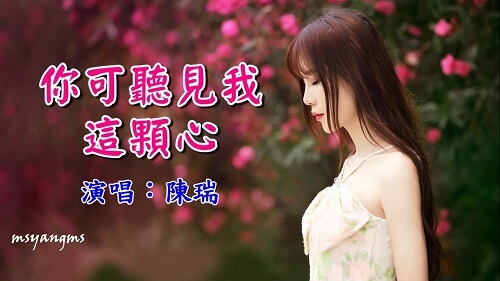 Ni Ke Ting Jian Wo Zhe Ke Xin 你可听见我这颗心 Can You Hear My Heart Lyrics 歌詞 With Pinyin
