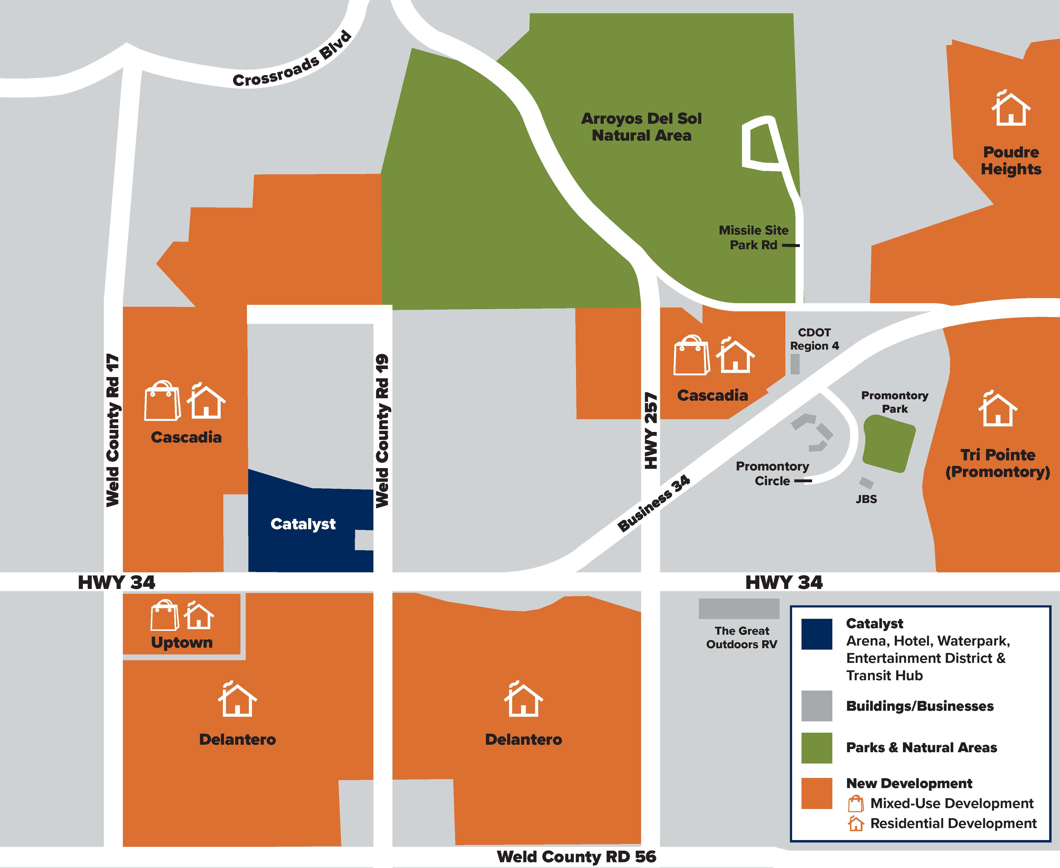 Strategic Planning in Motion: The Vision for West Greeley Map