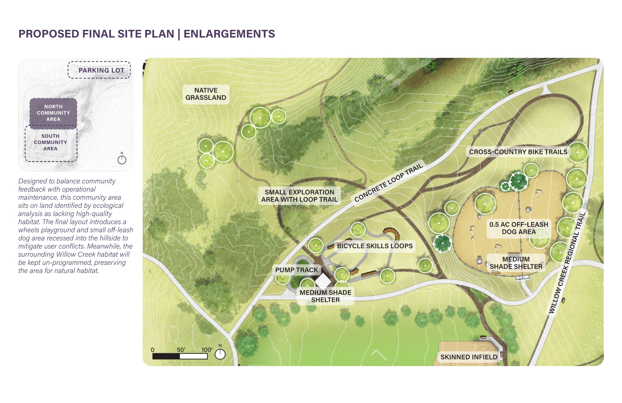 Sweetwater Park Proposed Final Site Plan Enlargement North Community Area