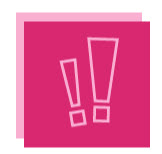 Pink exclamation marks
