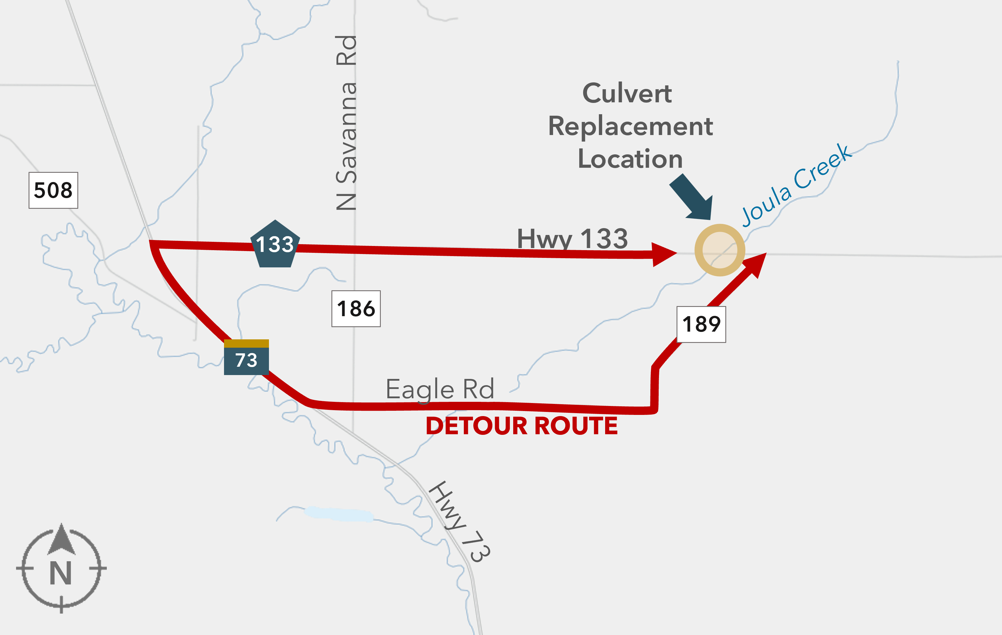 Map Centered around 3.5 Mi E of TH-73 and 0.1 Mi W of CR 189 (Eagle Rd) in St. Louis County, MN