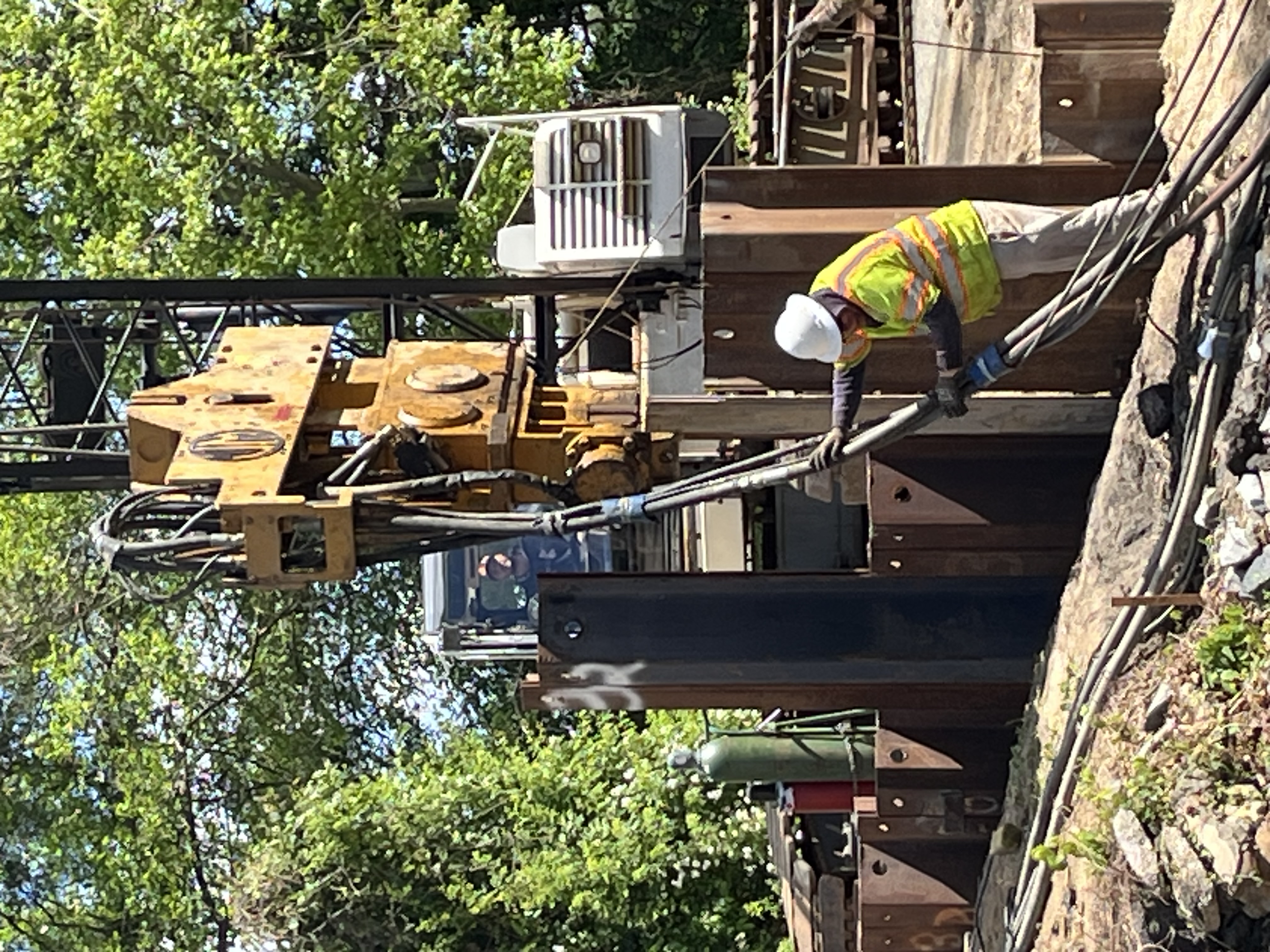 Pile driving operations