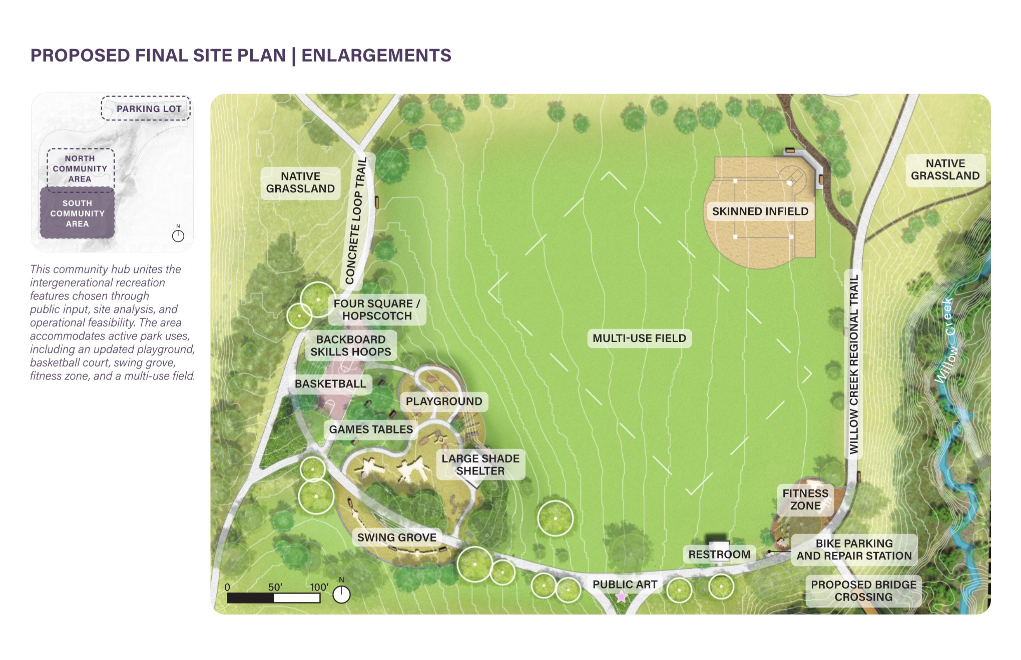 Sweetwater Park Proposed Final Site Plan South Community Area