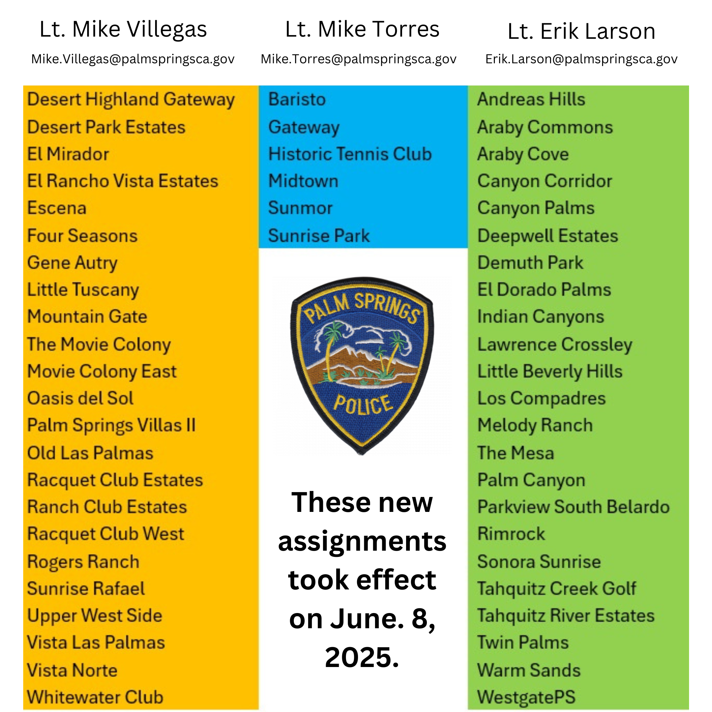 Palm Springs Police Department | Engage Palm Springs
