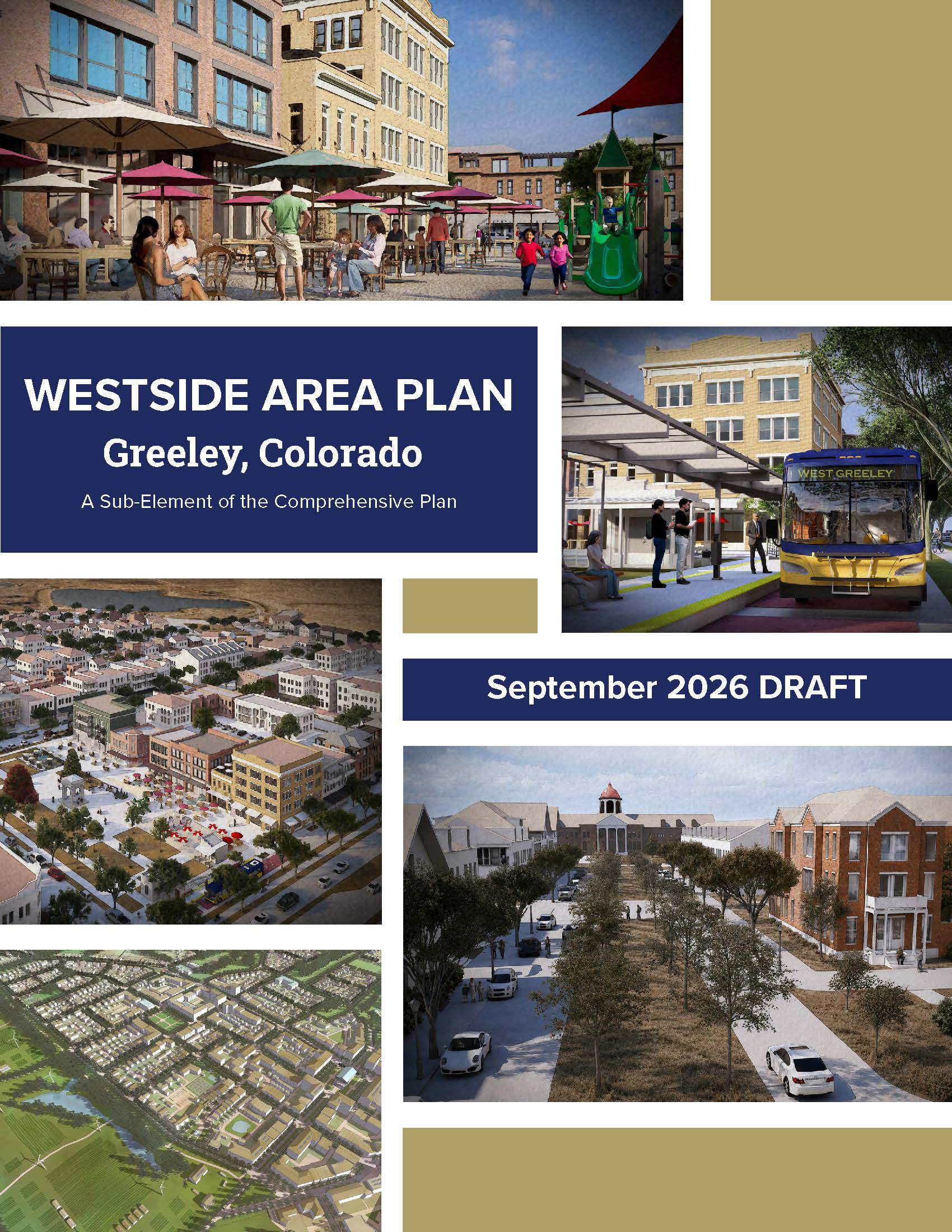 Document cover of the Final Draft for the Westside Area Plan.