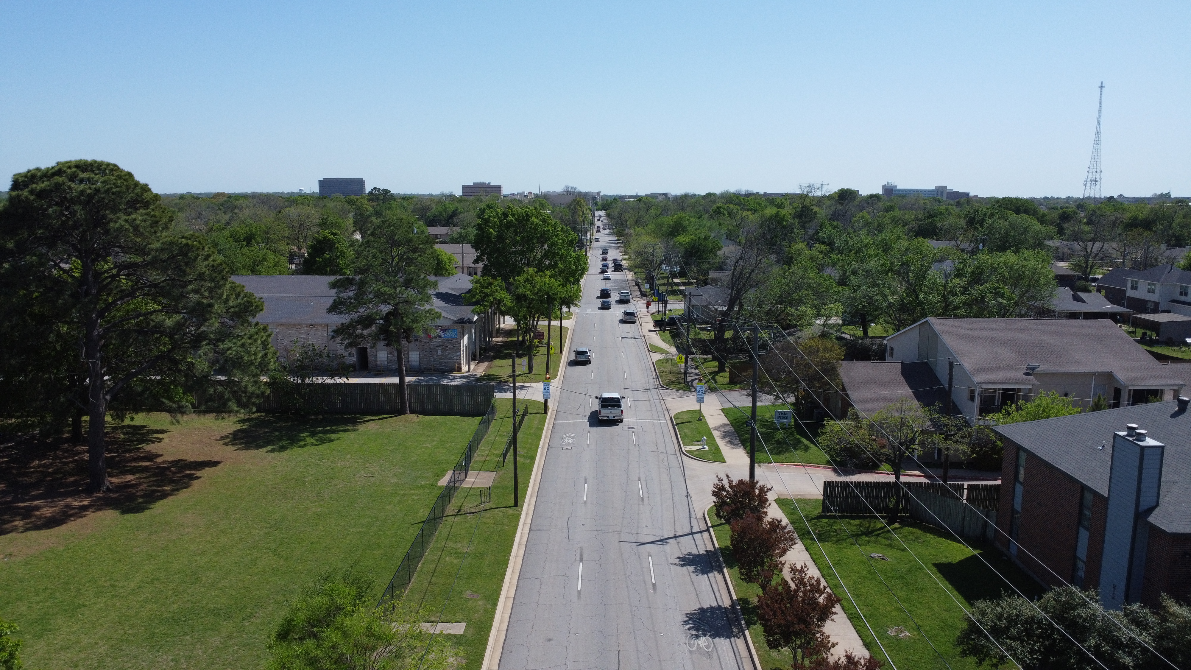 One-way neighborhood roads