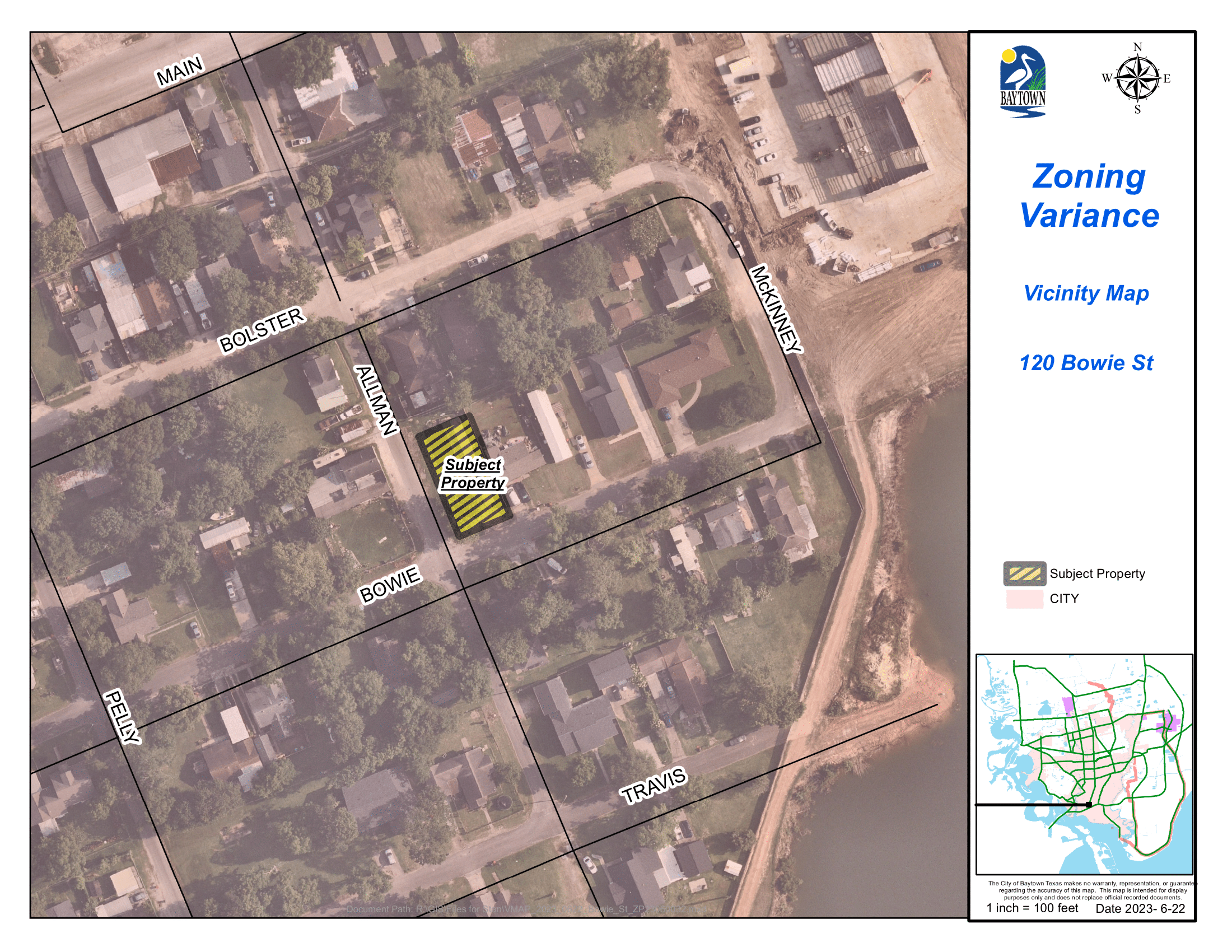 120 Bowie Street Zoning Variance Baytown Engage