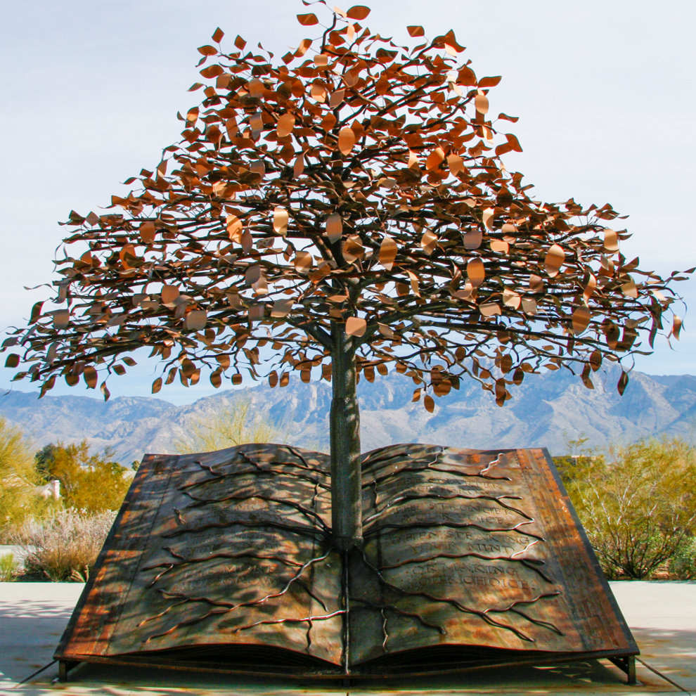 Public art near library