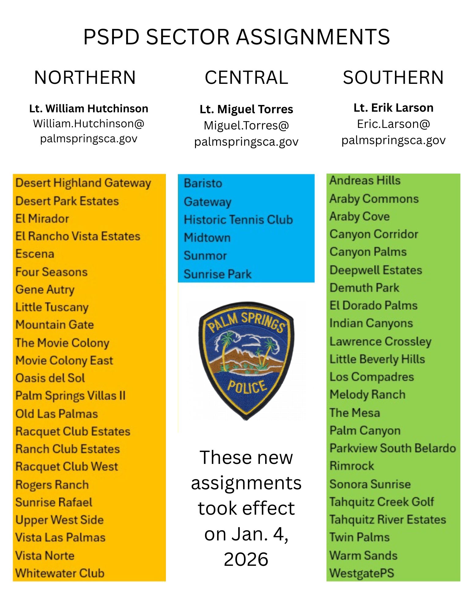 Palm Springs Police Department | Engage Palm Springs