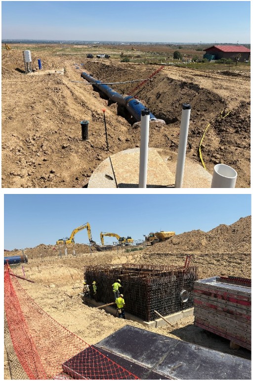 Photos of Construction of the Boyd water pipeline