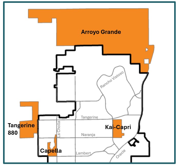 Map of areas with special area policies