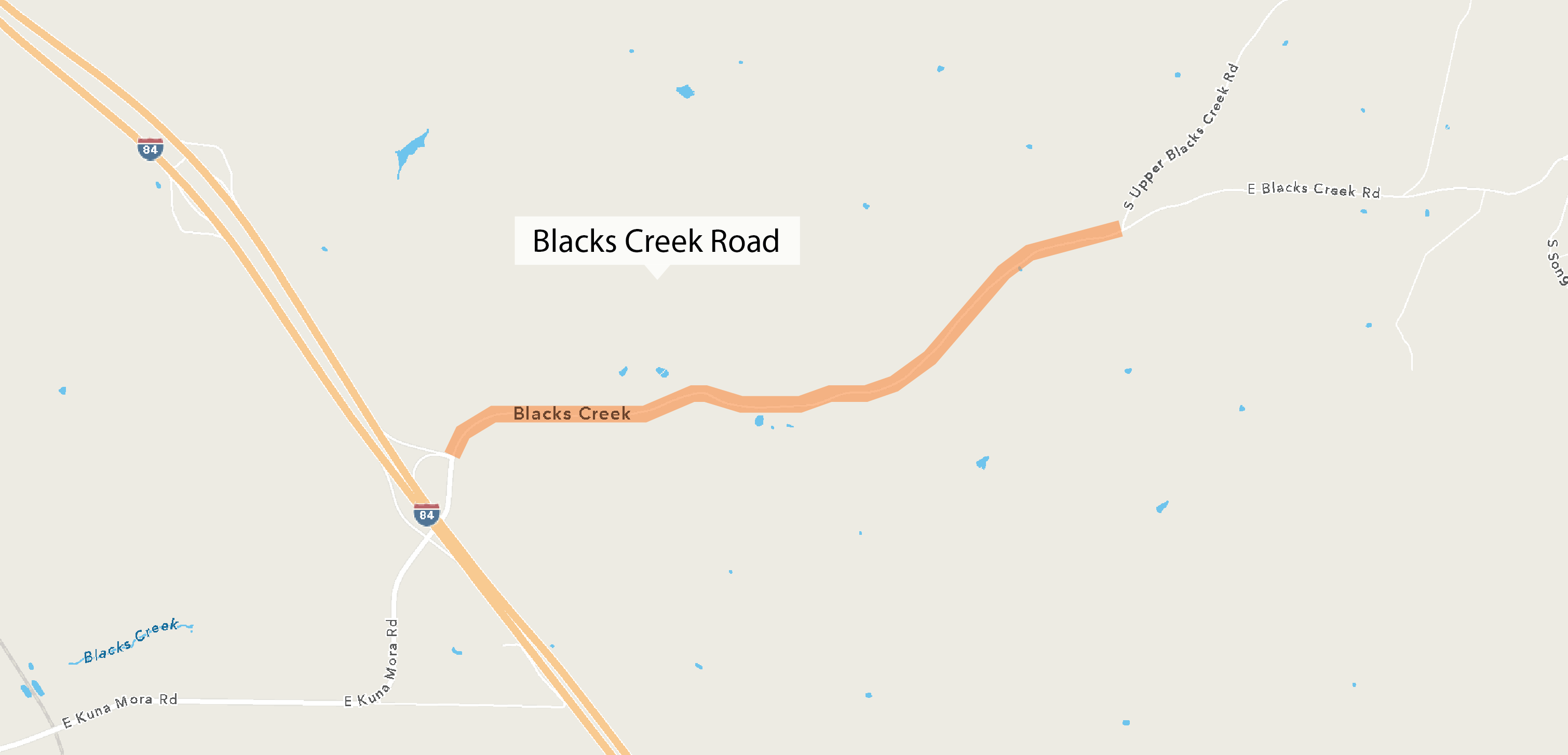 May 26, 2023 Blacks Creek Road from I84 to Upper Blacks Creek Road