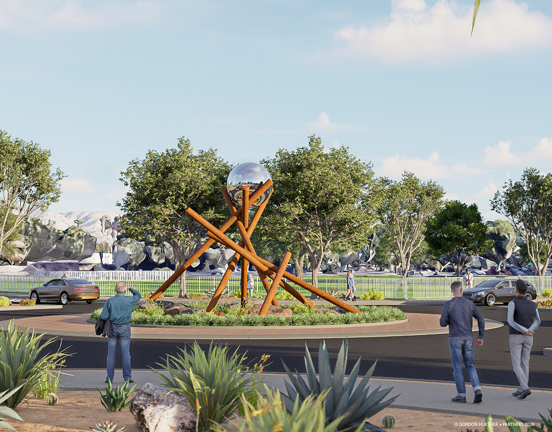 Cactus Blossom by Gordon Huether at day looking Northeast.