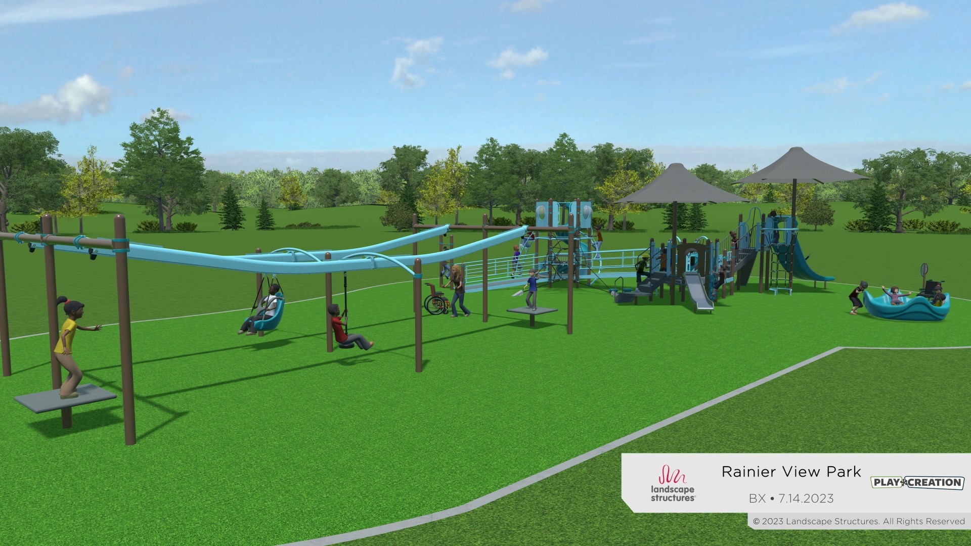 Rainier View Park Covered Court Sumner Connects