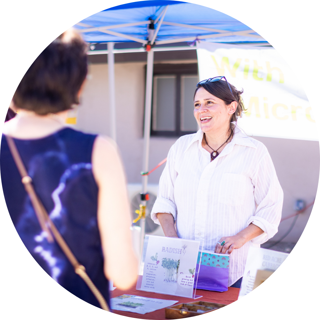 farmers market booth