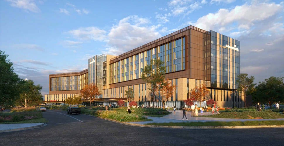 Rendering of Proposed AdventHealth Hospital