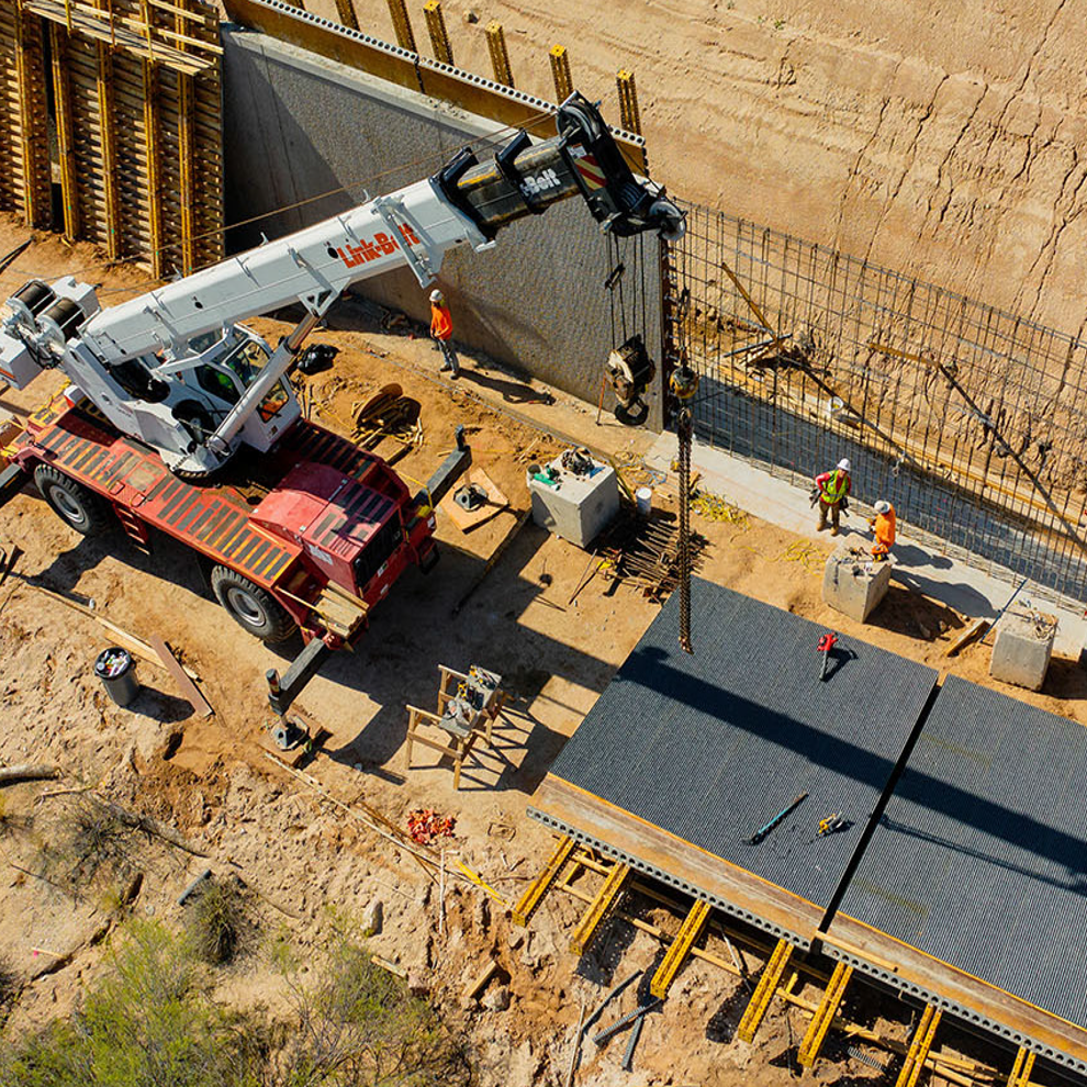 Construction work.