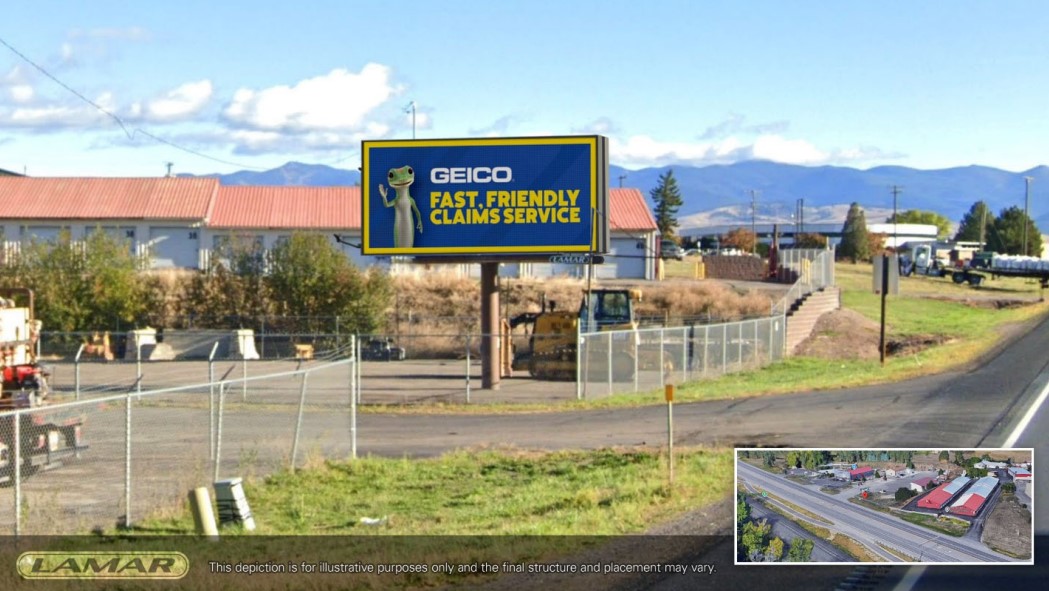 Rendering of the digital sign