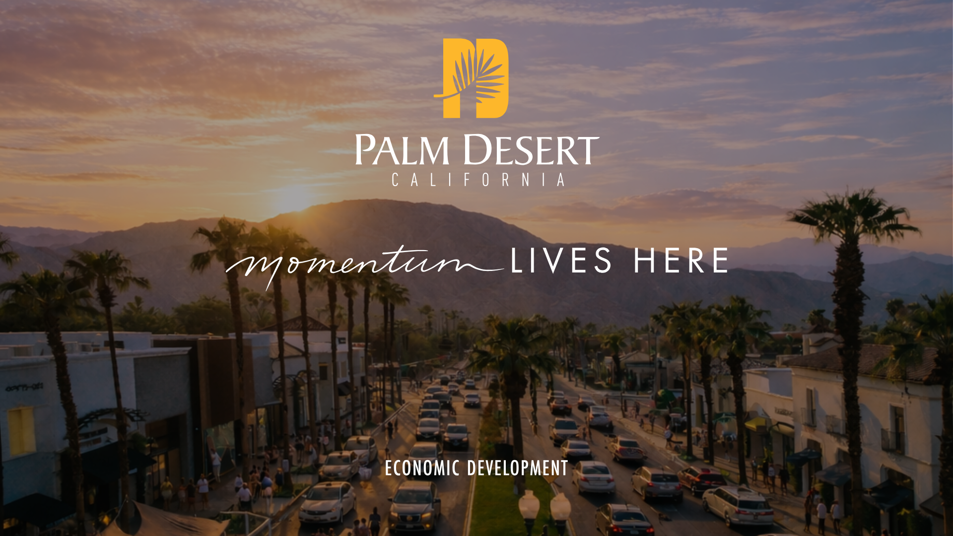 AI Image of Palm Desert's El Paseo
