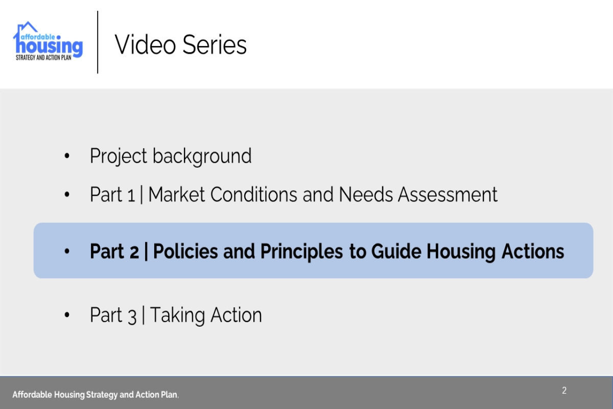 Affordable Housing Strategy and Action Plan - Part 2 