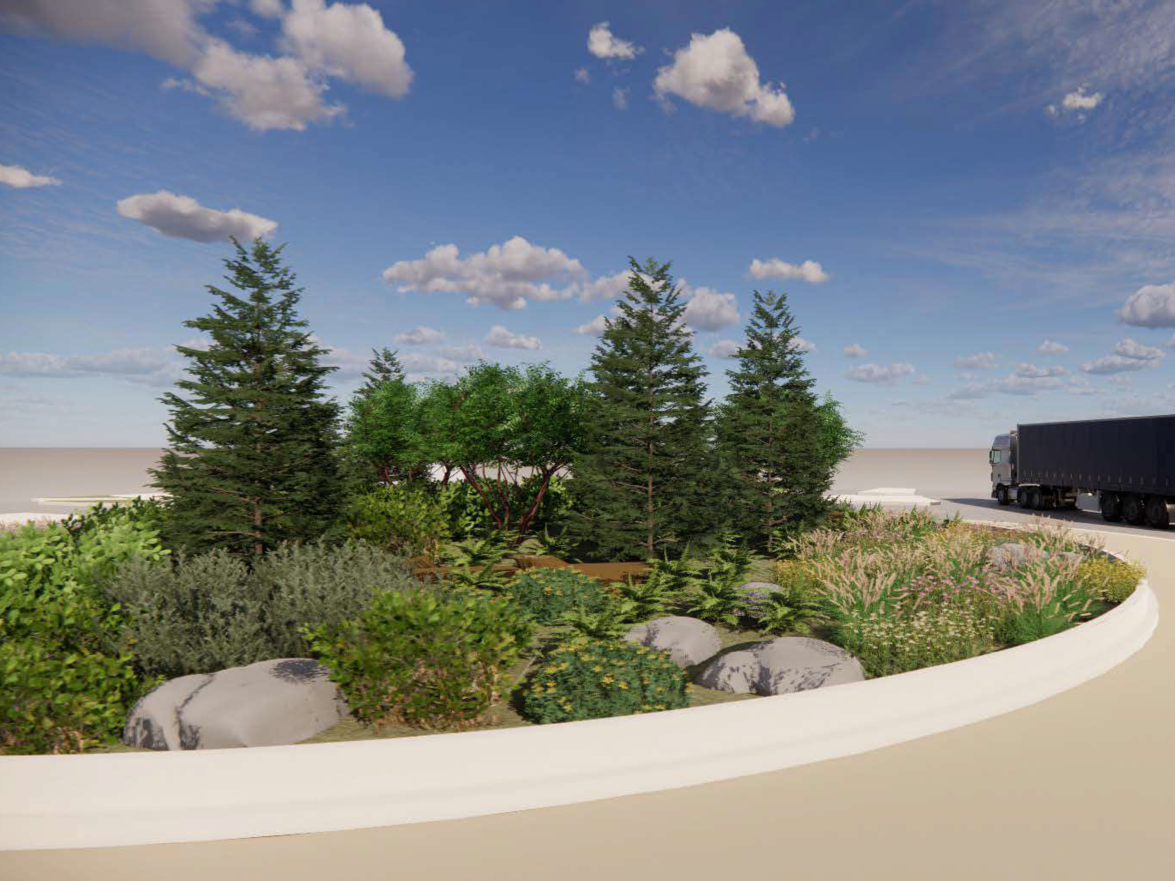 35th Avenue and Pioneer Street | Roundabout Design | Ridgefield Roundtable
