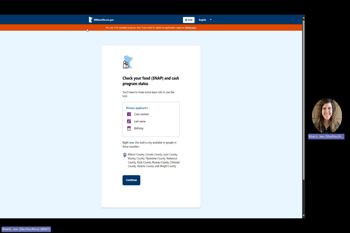Walk Through of Case Status Tracker 