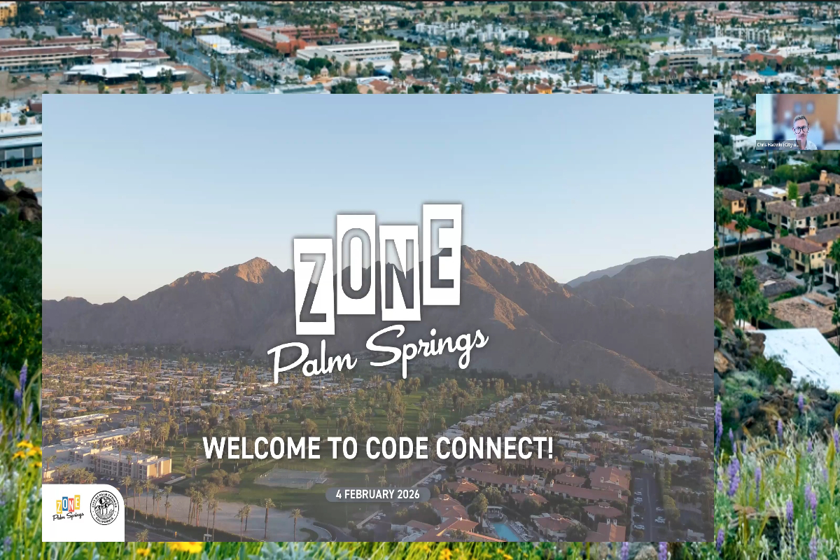 Zone Palm Springs Community Meeting #4 Webinar February 4, 2026