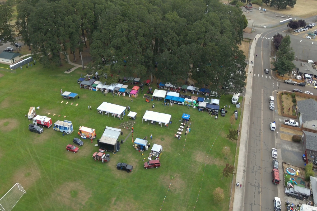 Celebrate Molalla Drone View 1