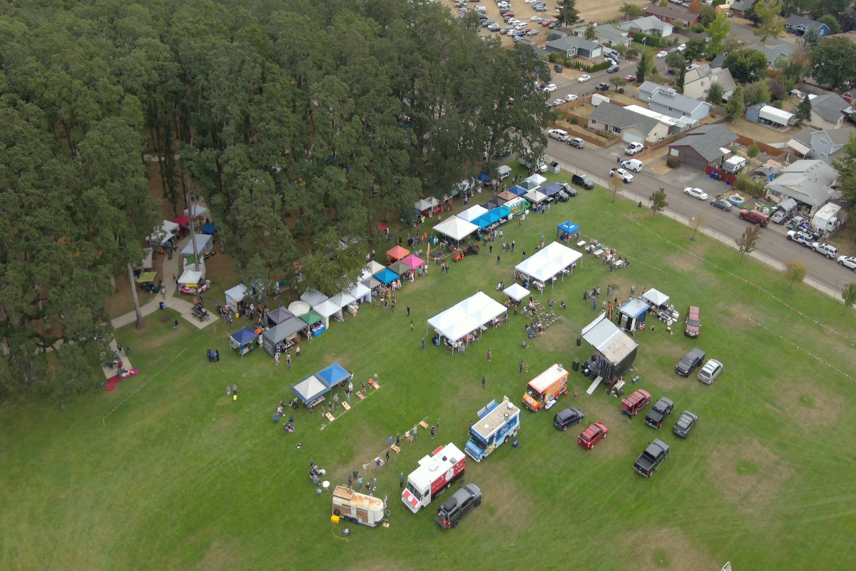 Celebrate Molalla Drone View 2