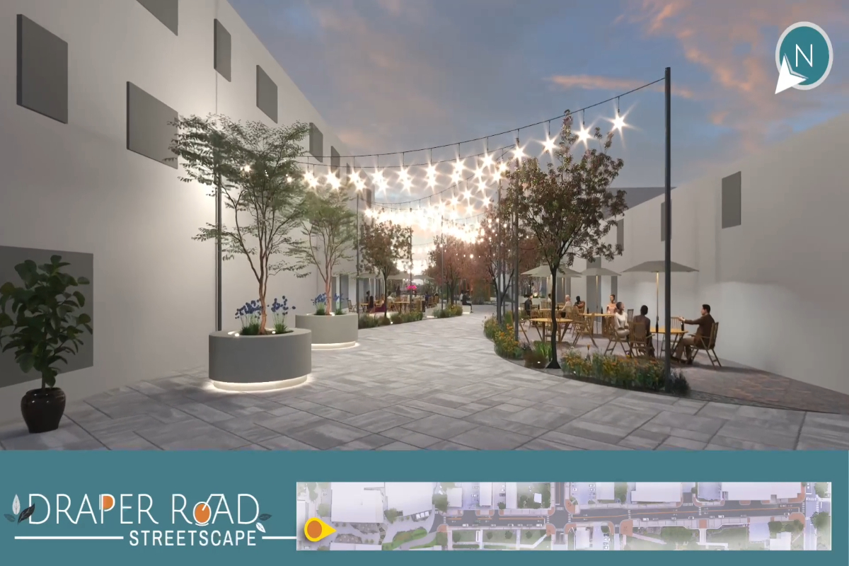 Draper Road Streetscape