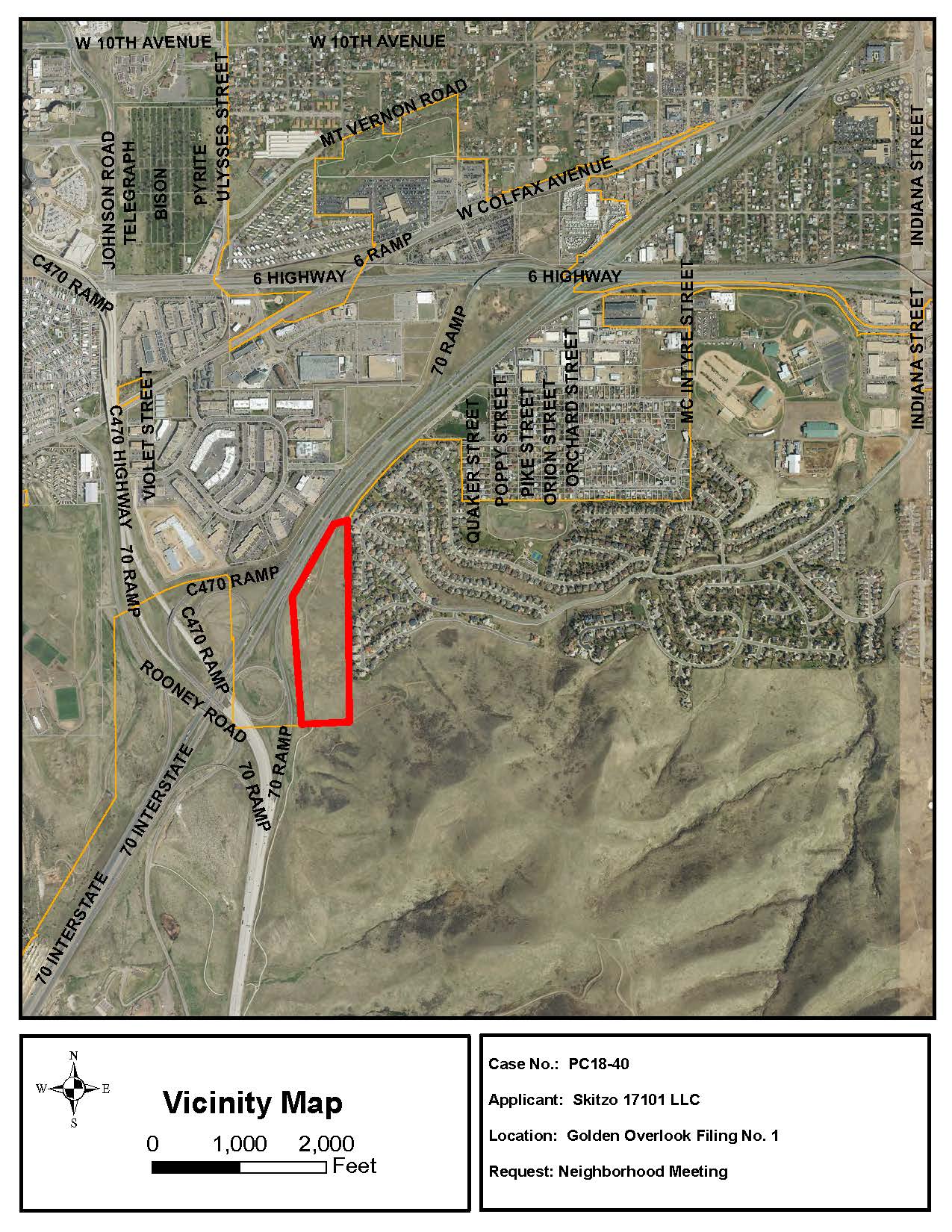 Pc18 40 vicinity map