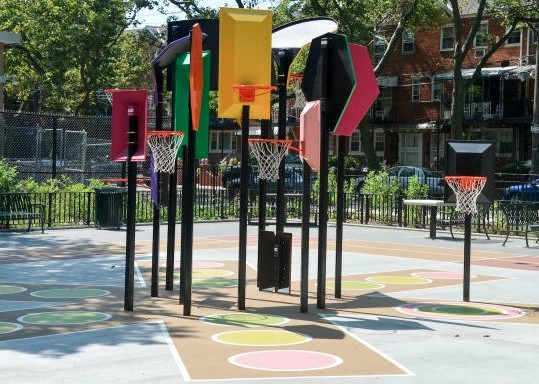 Basketball Backstop Skills Hoop