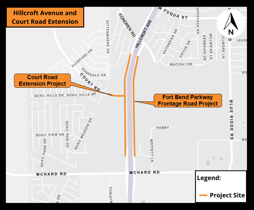 Hillcroft Avenue and Court Road Extension Engage Houston