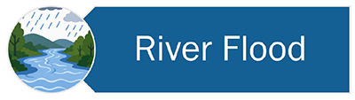 Illustration of river overflowing its banks