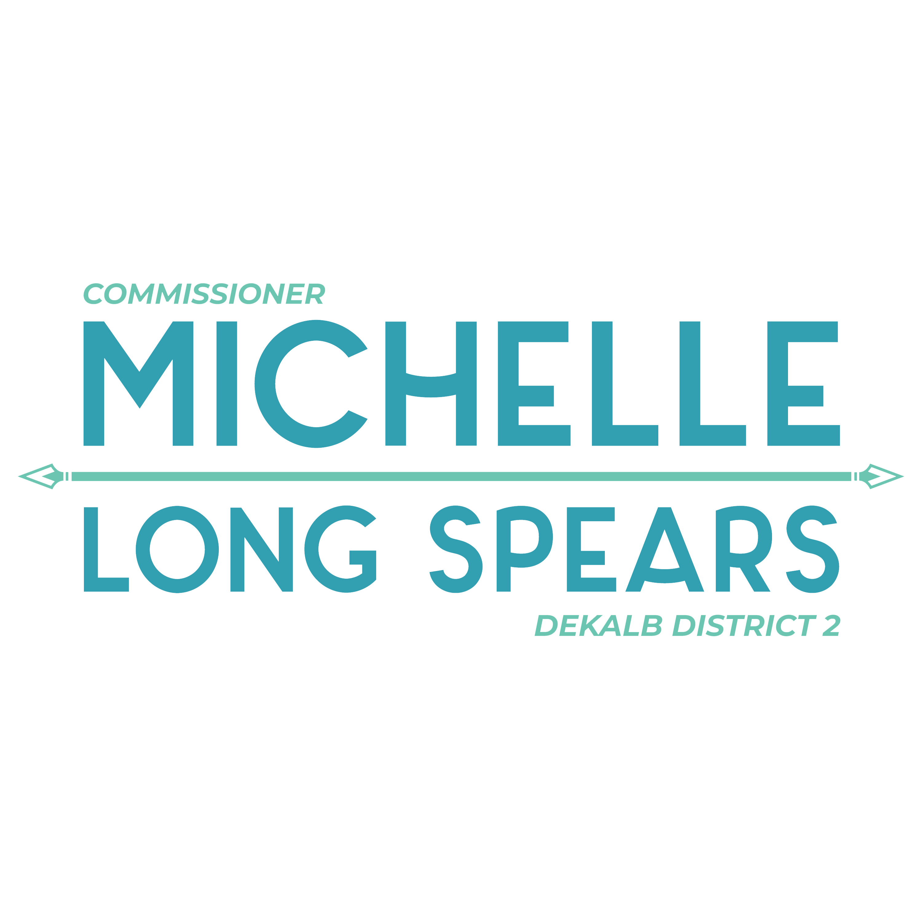 DeKalb Commissioner Michelle Long Spears logo