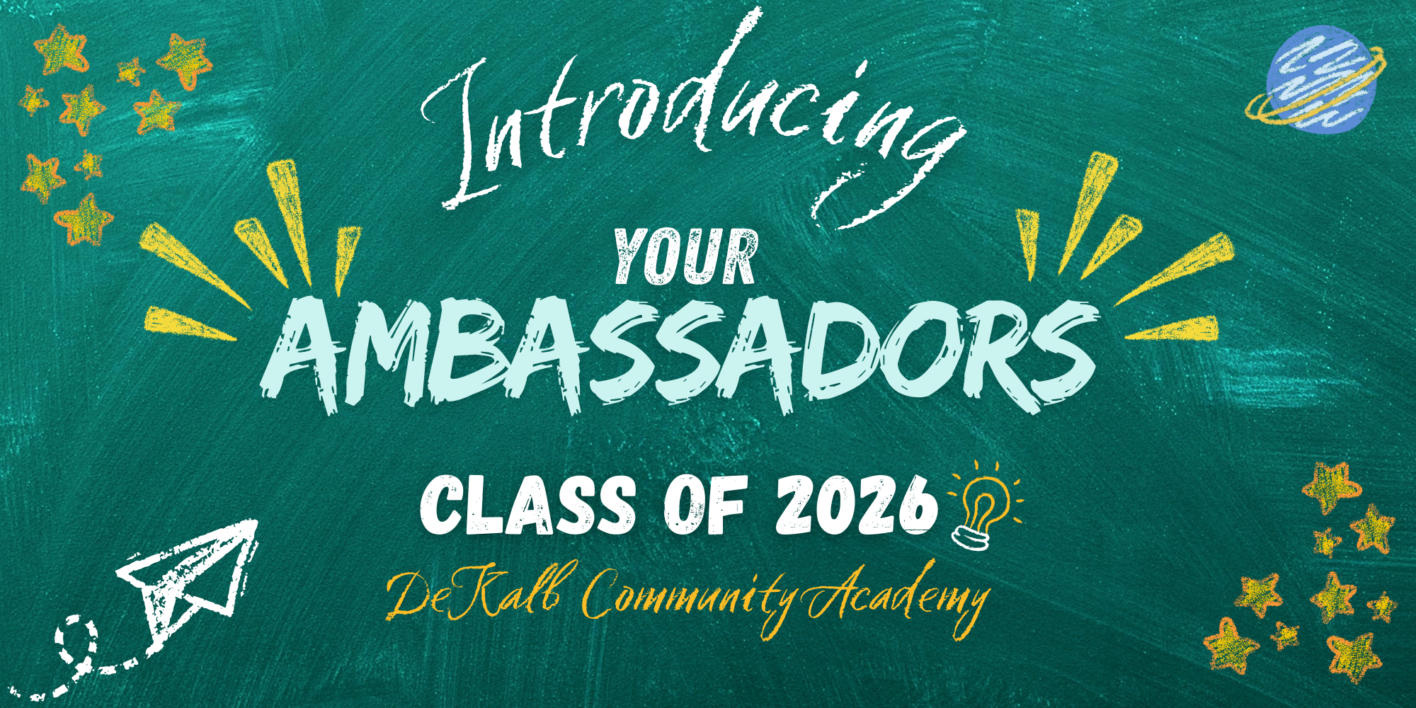 Introducing your ambassadors class of 2026