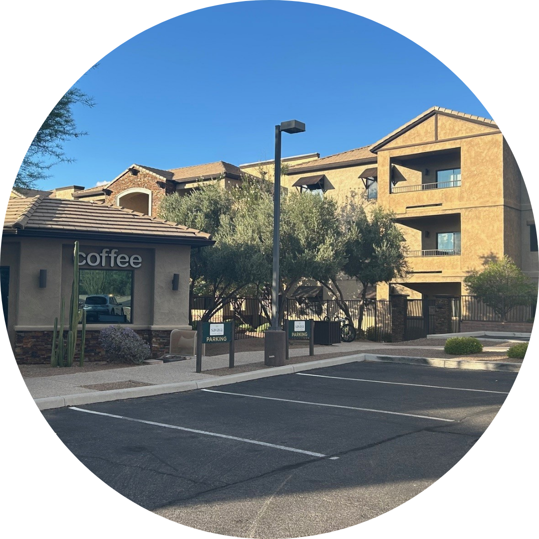 coffee shop near apartments